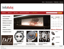 Tablet Screenshot of inforeloj.com